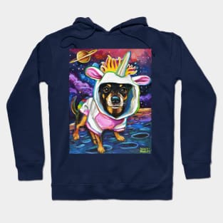 Sabu the Magical Chihuahua in Space Hoodie